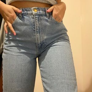 American Apparel High Waisted Mom Jeans